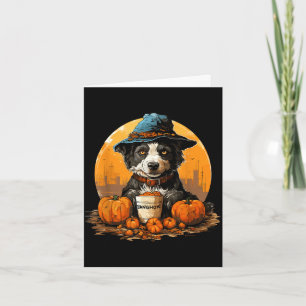Dog halloween card