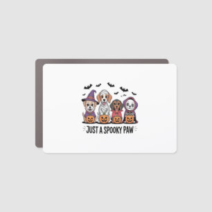 Dog Halloween Just a Spooky Paw Car Magnet