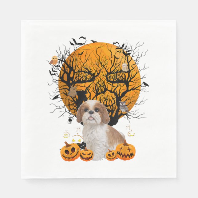 Dog Halloween Napkins (Front)