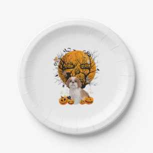 Dog Halloween Paper Plates