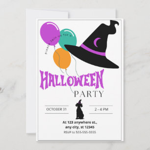 Dog Halloween Party Invitation