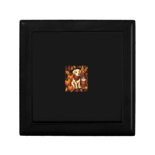 dog Halloween Pumpkin Falls, fans Autumn cool Long Gift Box