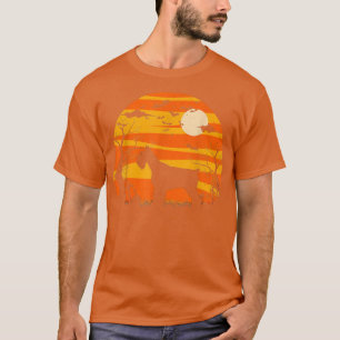 Dog Halloween Schnauzer Dog Jack O Lantern Pumpkin T-Shirt