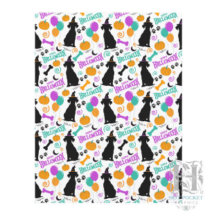 Dog Halloween Scrapbook Paper