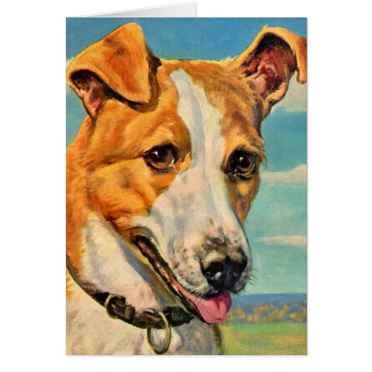 dog handsome dog cards (Front)