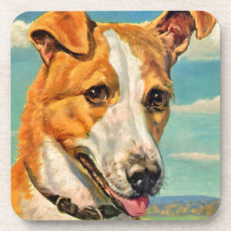 dog handsome dog coaster