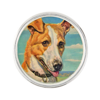 dog handsome dog pin