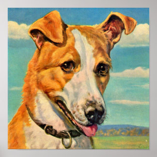 dog handsome dog poster