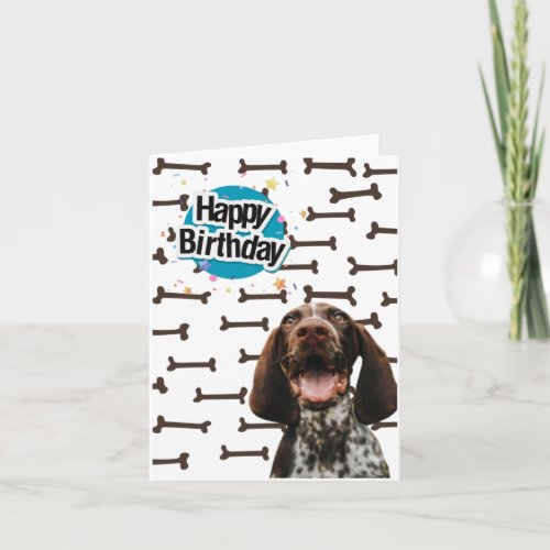 Dog Happy Birthday Card