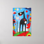 Dog Harmony: An Ode to Joan Mir&#243; Canvas Print