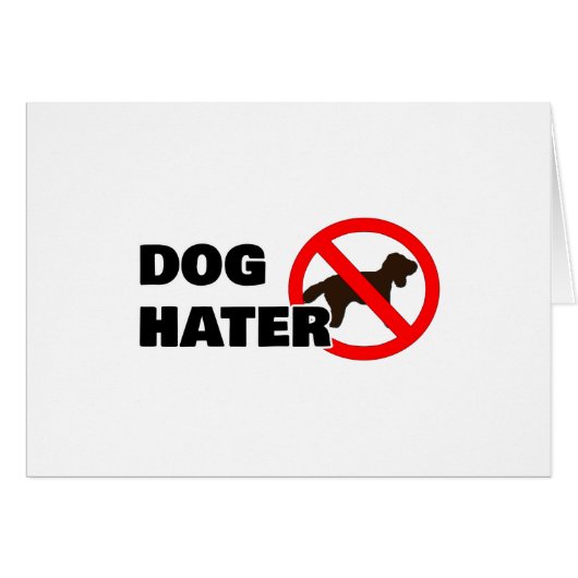Dog Hater Cards (Front Horizontal)