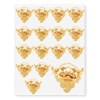 dog head 9.1.2 temporary tattoos
