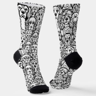 Dog Head Pattern Socks