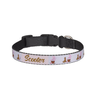 Dog & Heart Plant  Pet Collar