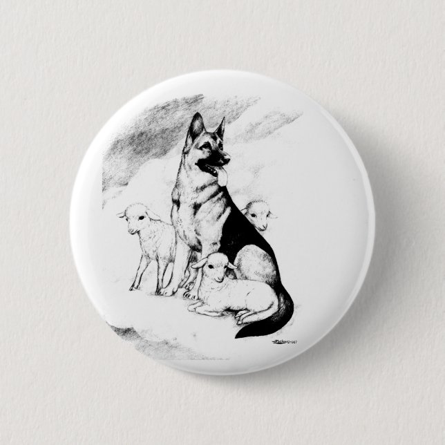Dog Heaven Button (Front)