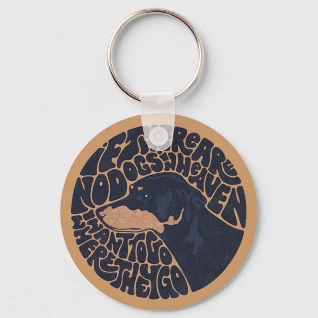 Dog Heaven Keychain (Front)