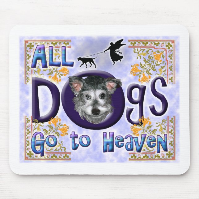 Dog Heaven Mouse Pad (Front)