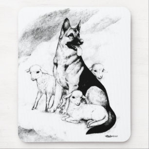 Dog Heaven Mouse Pad