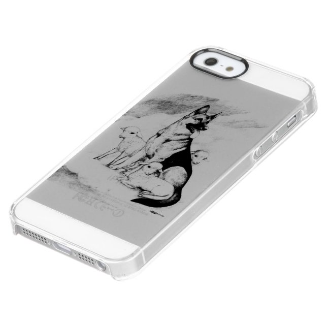 Dog Heaven, the Master's Flock Uncommon iPhone Case (Bottom)