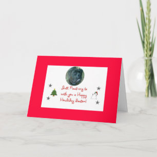dog holiday card