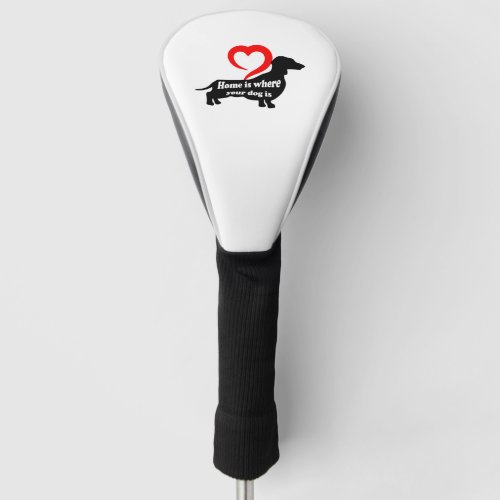 Dog Home Golf Head Cover