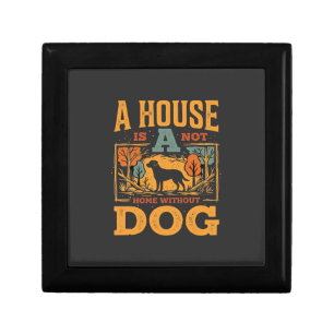 Dog Home Vintage House Gift Box