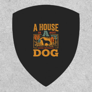Dog Home Vintage House Patch