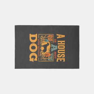 Dog Home Vintage House Rug