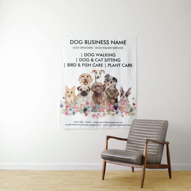 Dog Home Visit Care Service Backdrop (In Situ)