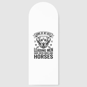 Dog Horse Lover Vintage Leading Men Design_1 Bookmarks