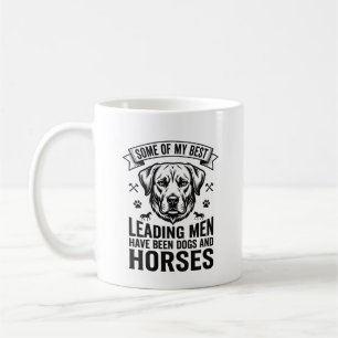 Dog Horse Lover Vintage Leading Men Design_1 Coffee Mug