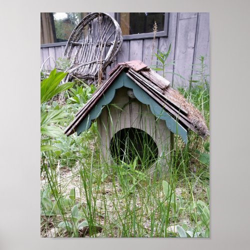 Dog House Garden Decor Original Photography