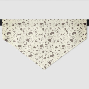 Dog house theme bandana pet bandana collar