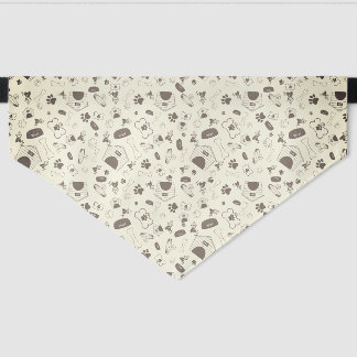 Dog house theme bandana pet bandana collar