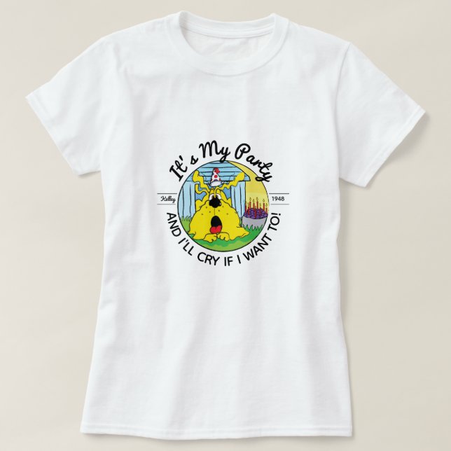 Dog HUH! Birthday Squad T-Shirt (Design Front)