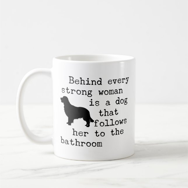 Dog Humor Quote - Golden Retriever Coffee Mug (Left)