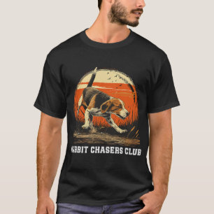 Dog Hunter Rabbit Chasers Club Beagle Hunting T-Shirt