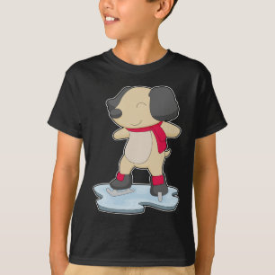 Dog Ice skating Ice skates T-Shirt