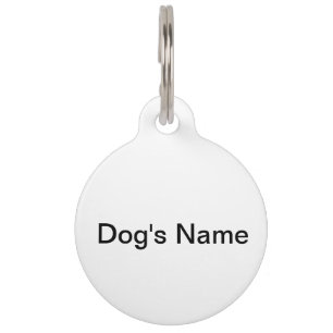 Dog ID Tag - Two sided - name, phone, address