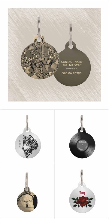 Dog ID Tags / Cat ID Tags / Pet Name Tags