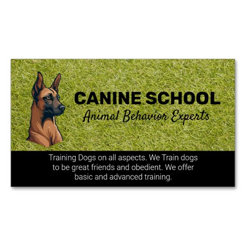 Dog Illustration  Astroturf  Business Card Magnet