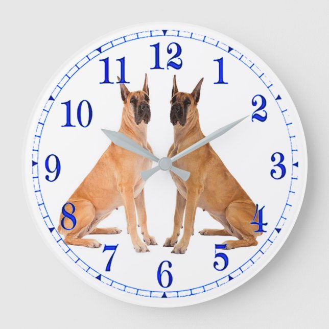 Dog Image for Panel Acrylic Wall Clock (Front)