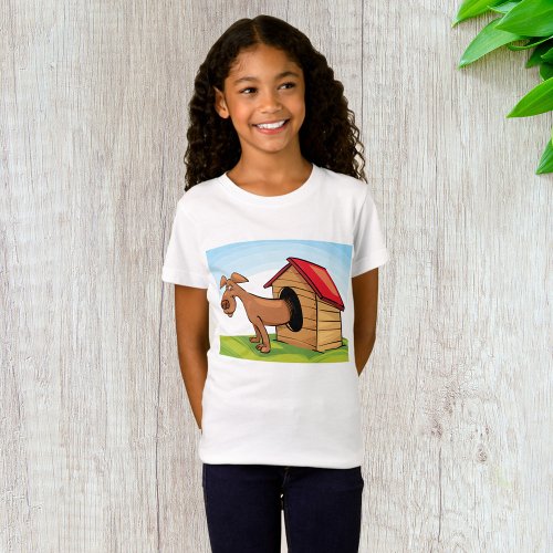 Dog In A Dog House Girls T_Shirt