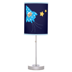 Dog in a Rocket Ship Table Lamp