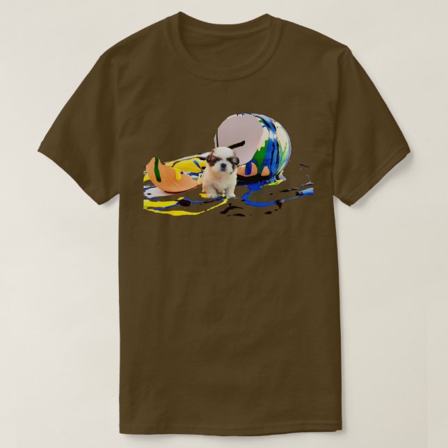 dog in an egg T-Shirt (Design Front)