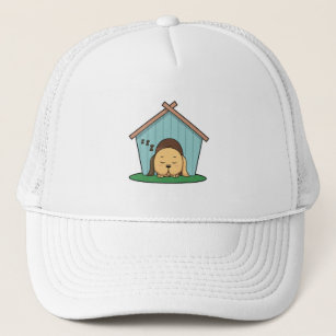 Dog in Dog house Trucker Hat