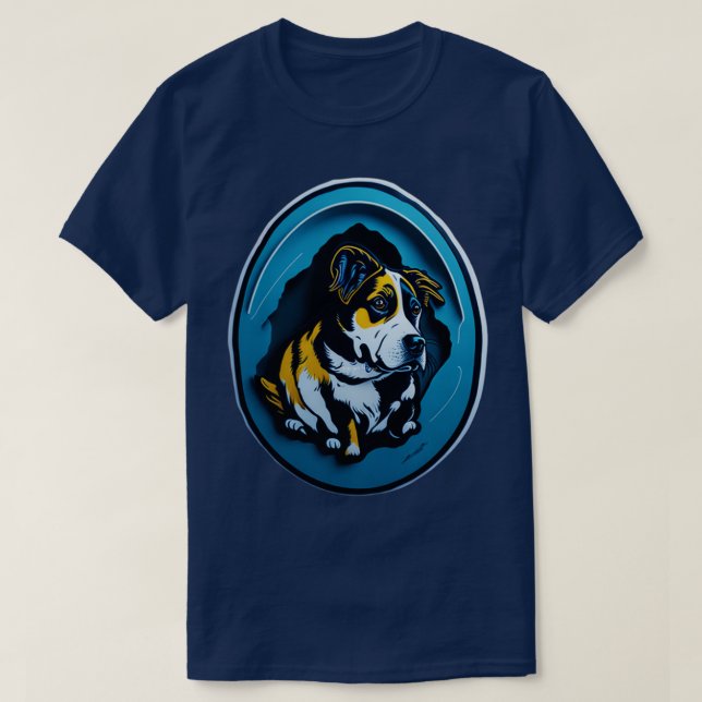 Dog In Egg 49 T-Shirt (Design Front)