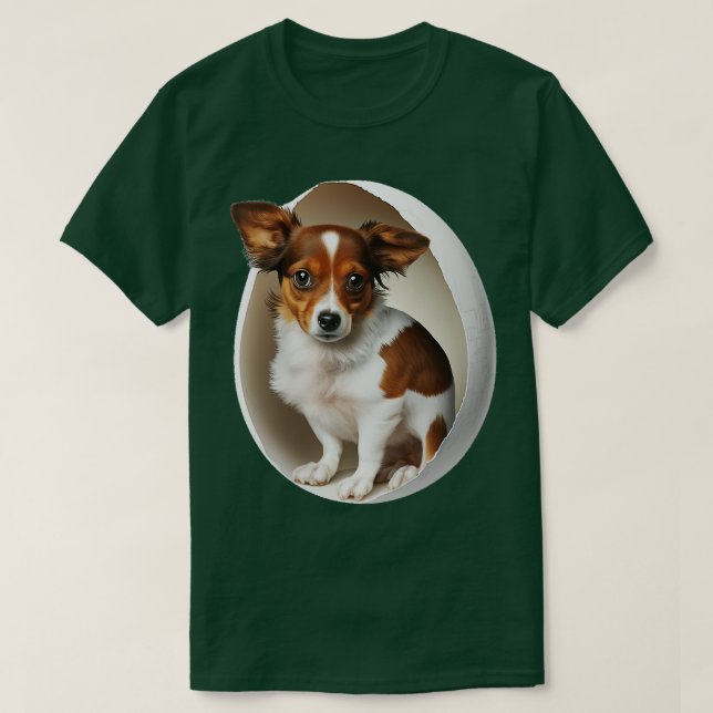 Dog in egg T-Shirt (Design Front)