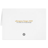 Dog in Field Card (Back Horizontal)