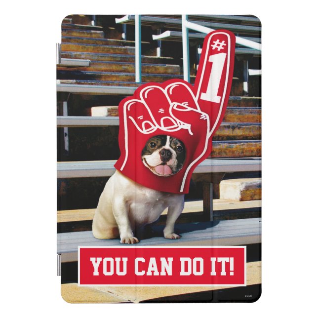 Dog In Foam Hand iPad Pro Cover (Front)